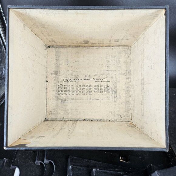 Vintage Paine's Duplicate Whist Trays 20 Tray Set US Playing Card Co Bridge Game - Picture 8 of 16